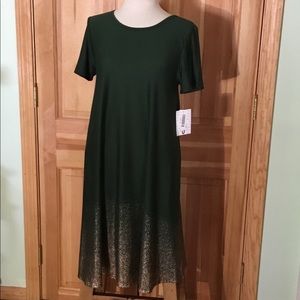 Lularoe Elegant Carly. Gold dipped